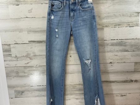 Jeans Flared By Kancan In Blue Denim, Size: 00 Fashion