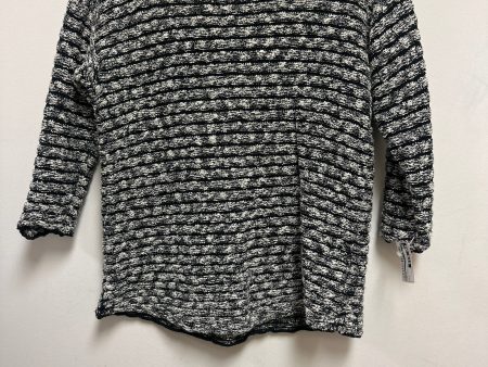 Sweater By J. Jill In Black & White, Size: L For Sale