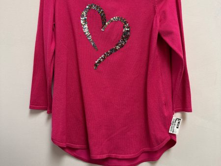 Sweater By Clothes Mentor In Pink, Size: L Discount