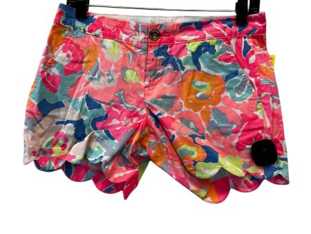 Shorts By Lilly Pulitzer In Orange & Pink, Size: 0 Online