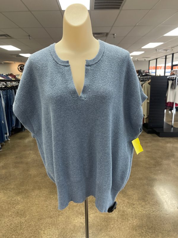 Sweater Short Sleeve By Loft In Blue, Size: Xl Online Hot Sale