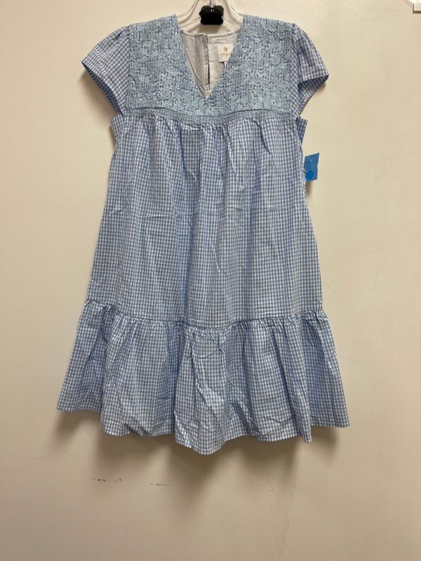 Dress Casual Short By Clothes Mentor In Blue & White, Size: Xs For Discount