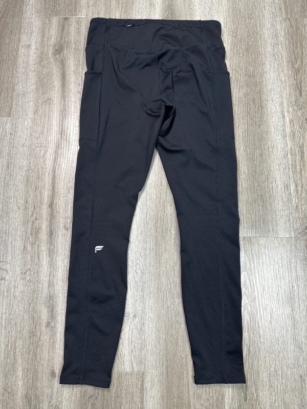 Athletic Leggings By Fabletics In Black, Size: L Discount