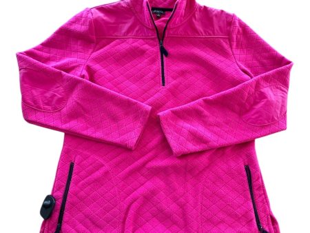 Zipped Up Fleece By Talbots In Pink, Size: S Discount