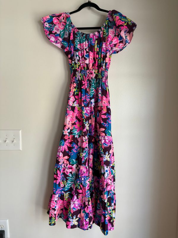 Dress Party Long By Lilly Pulitzer In Multi-colored, Size: Xs Fashion