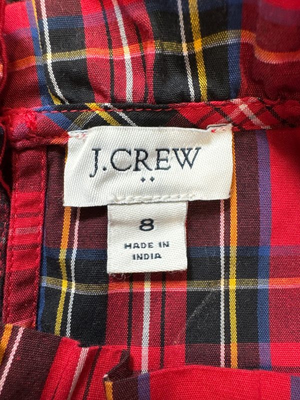 Dress Casual Midi By J. Crew In Plaid Pattern, Size: M Sale