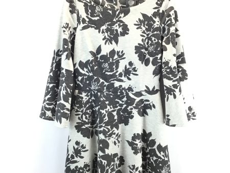 Dress Casual Midi By Vince Camuto In Black & Grey, Size: 8 Sale