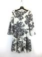 Dress Casual Midi By Vince Camuto In Black & Grey, Size: 8 Sale