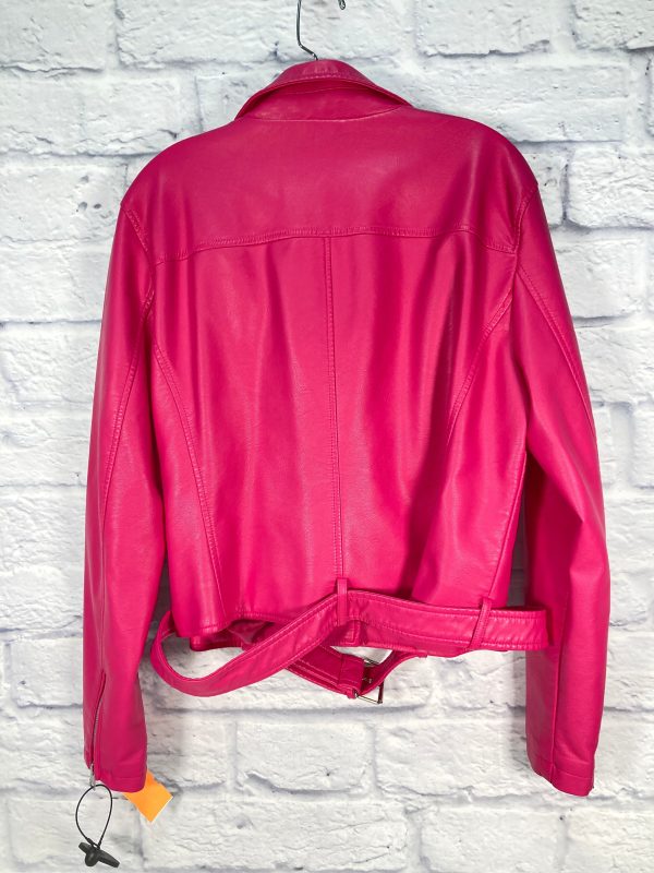 Jacket Moto By Levis In Pink, Size: Xl Sale