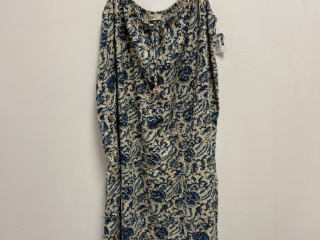 Dress Casual Midi By Natural Life In Blue & Cream, Size: S on Sale