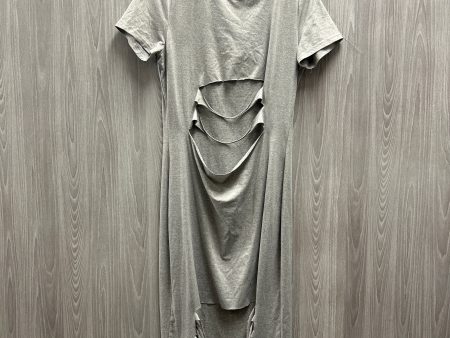 Dress Casual Midi By Shein In Grey, Size: 1x Online Hot Sale