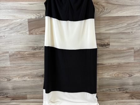 Dress Casual Maxi By Chicos In Black & White, Size: M Cheap