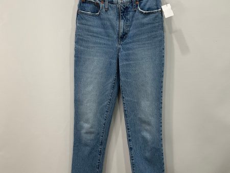 Jeans Straight By Madewell In Blue, Size: 4 Online Hot Sale