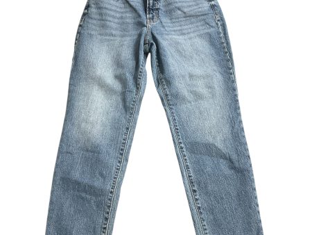 Jeans Straight By Old Navy In Blue Denim, Size: 10 For Discount