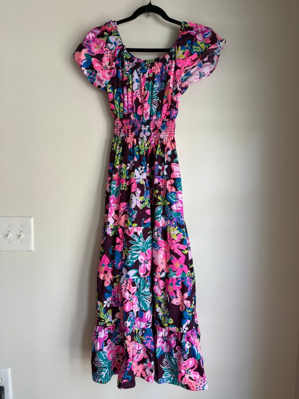 Dress Party Long By Lilly Pulitzer In Multi-colored, Size: Xs Fashion