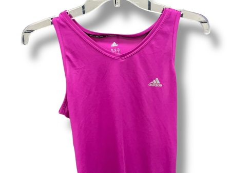 Athletic Tank Top By Adidas In Pink, Size: M on Sale