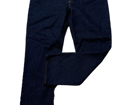 Jeans Straight By Rag & Bones Jeans In Blue Denim, Size: 6 Online now