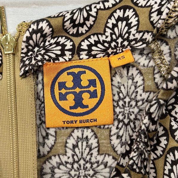 Dress Designer By Tory Burch In Brown & Tan, Size: Xs Sale