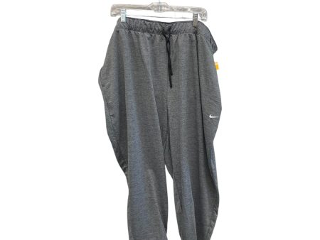 Athletic Pants By Nike In Grey, Size:3X Fashion