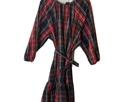 Dress Casual Short By Draper James Rsvp In Plaid Pattern, Size: 2x Online now