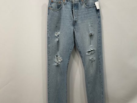 Jeans Boot Cut By Levis In Blue Denim, Size: 4 Online Sale