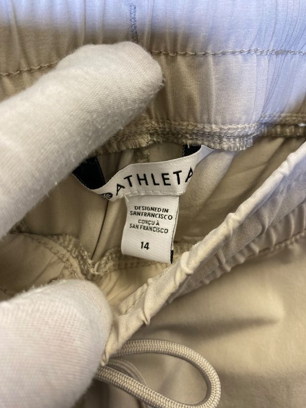 Athletic Pants By Athleta In Tan, Size: L Online now