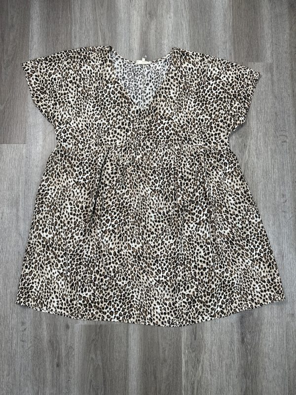 Dress Casual Short By Entro In Animal Print, Size: 2x For Cheap