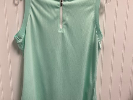 Athletic Tank Top By Adidas In Aqua, Size: L Online Hot Sale