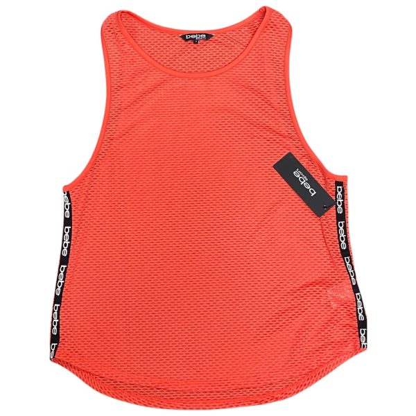 Athletic Tank Top By Bebe In Orange, Size: L Online