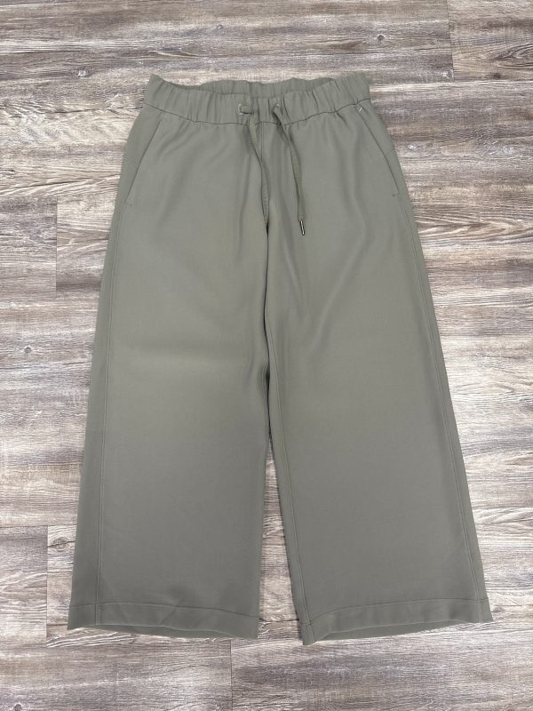 Athletic Pants By Lululemon In Green, Size: 6 Fashion