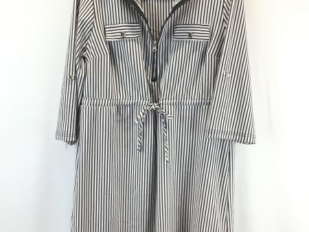 Dress Casual Midi By Mlle Gabrielle In Striped Pattern, Size: Xl Sale