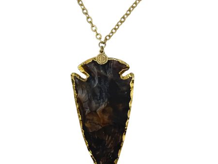 Agate Arrowhead Pendant Necklace By Unbranded Supply