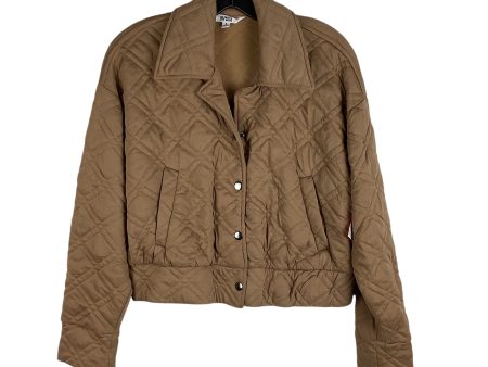 Jacket Puffer & Quilted By Bb Dakota In Brown, Size: S For Discount