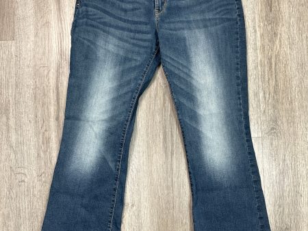 Jeans Boot Cut By Denizen By Levis In Blue Denim, Size: 14 Hot on Sale