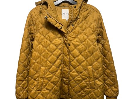 Hooded Jacket Puffer & Quilted By Madewell In Yellow, Size: S For Discount