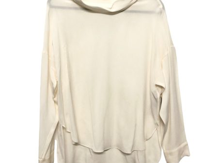 Ivory Top Long Sleeve Massimo Dutti, Size 6 For Discount