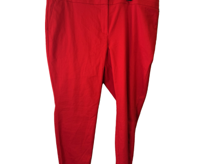 Pants Other By Loft In Red, Size: 22 For Cheap