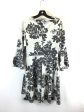 Dress Casual Midi By Vince Camuto In Black & Grey, Size: 8 Sale