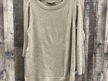 Tunic Long Sleeve By Loft In Tan, Size: L Hot on Sale